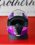 CASCO CERRADO LS2 RAPID II BLINK L BLANCO FUSCIA